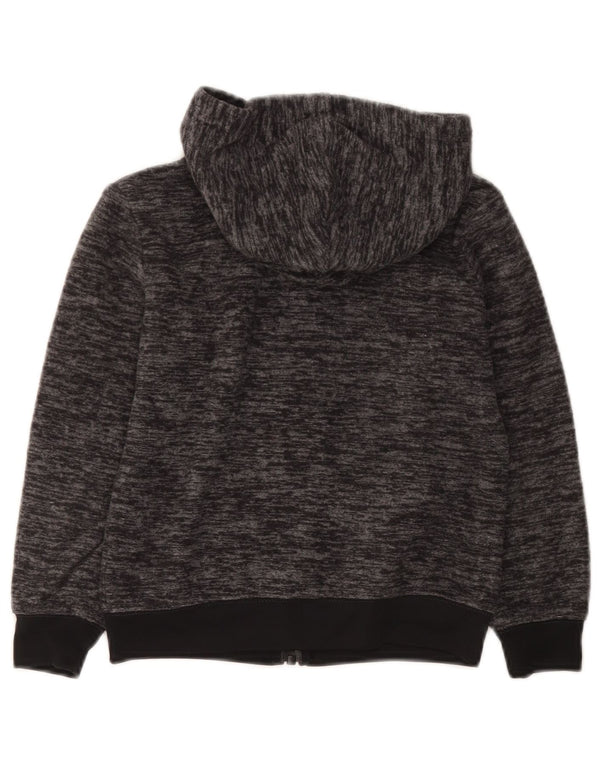 Nike Boys Zip Hoodie Sweater 6-7 Years Large  Grey Flecked