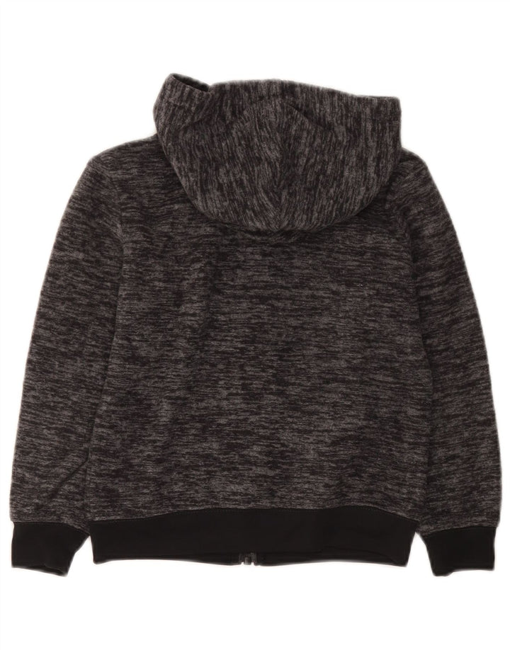 Nike Boys Zip Hoodie Sweater 6-7 Years Large  Grey Flecked