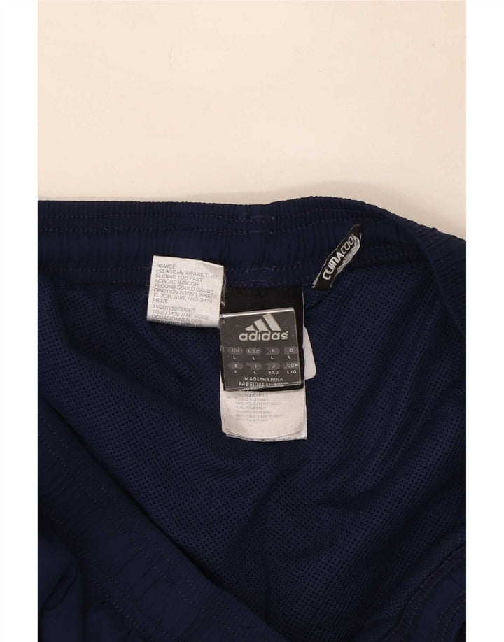 Adidas Mens Climacool Tracksuit Trousers Large Navy Blue Polyester