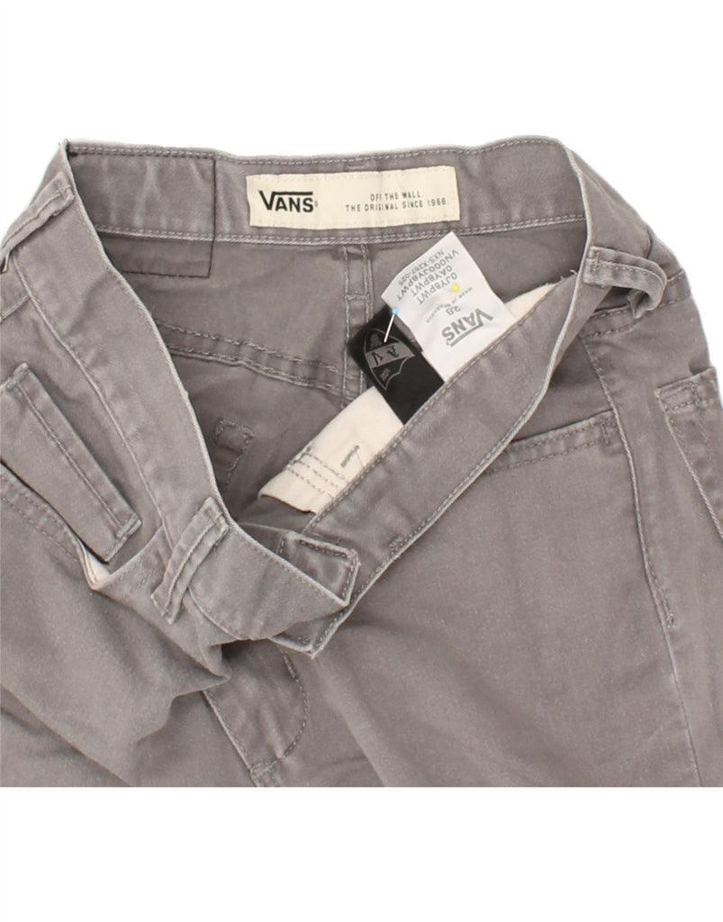 VANS Womens Bermuda Shorts W28 Medium Grey Vintage Vans and Second-Hand Vans from Messina Hembry 