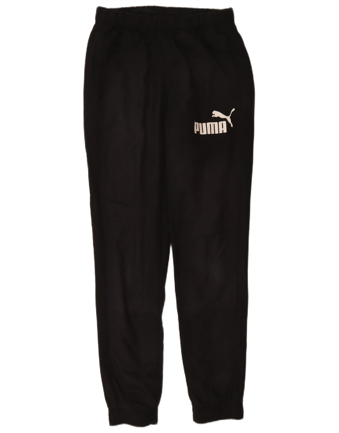 Puma Mens Graphic Tracksuit Trousers Joggers Small  Black