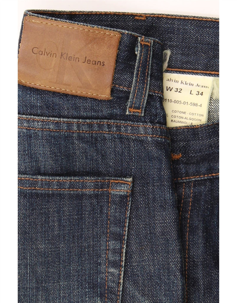 CALVIN KLEIN Mens Straight Jeans W32 L34 Blue Cotton Vintage Calvin Klein and Second-Hand Calvin Klein from Messina Hembry 
