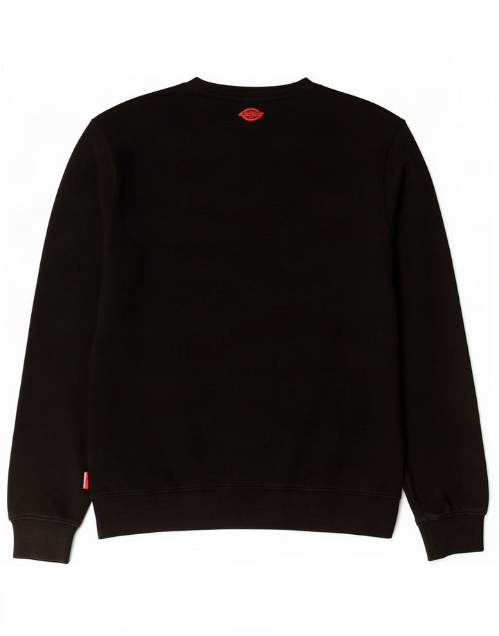 Dickies Mens Sweatshirt Jumper Large Black