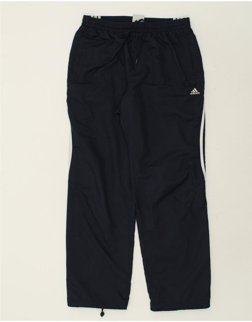 ADIDAS Mens Tracksuit Trousers Medium Navy Blue Polyester | Vintage Adidas | Thrift | Second-Hand Adidas | Used Clothing | Messina Hembry 