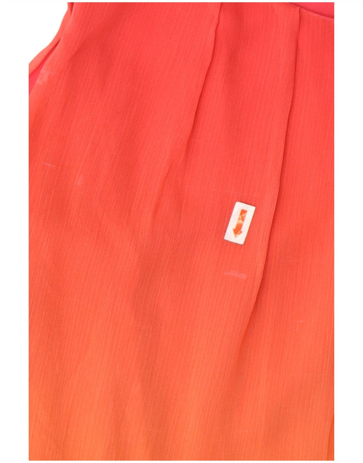 DESIGUAL Womens Blouse Top EU 42 Large Multicoloured Colourblock