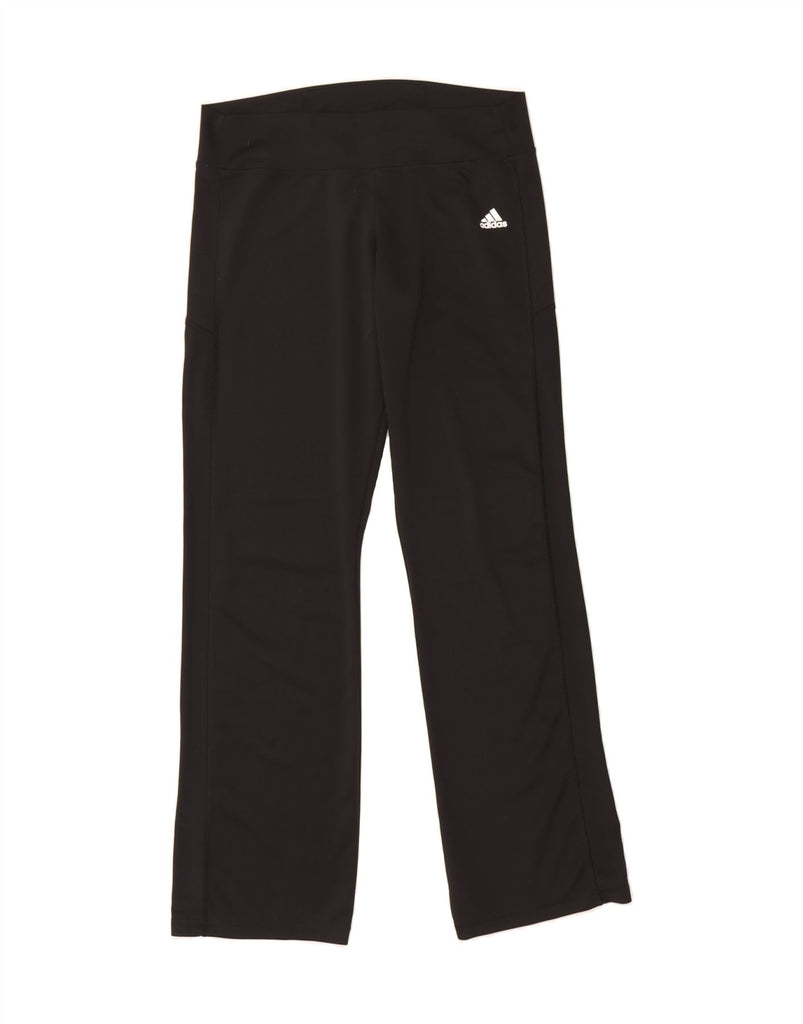 ADIDAS Womens Aeroready Tracksuit Trousers UK 16/18 Large Black Polyester Vintage Adidas and Second-Hand Adidas from Messina Hembry 