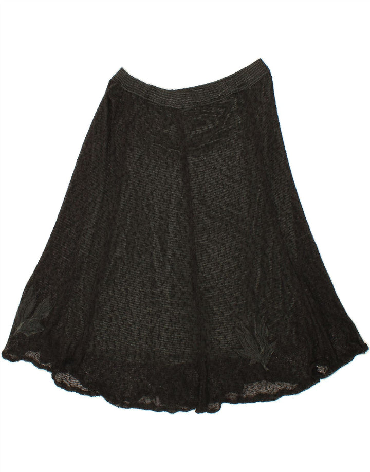 VINTAGE Womens A-Line Skirt W30 Medium Black Vintage Vintage and Second-Hand Vintage from Messina Hembry 