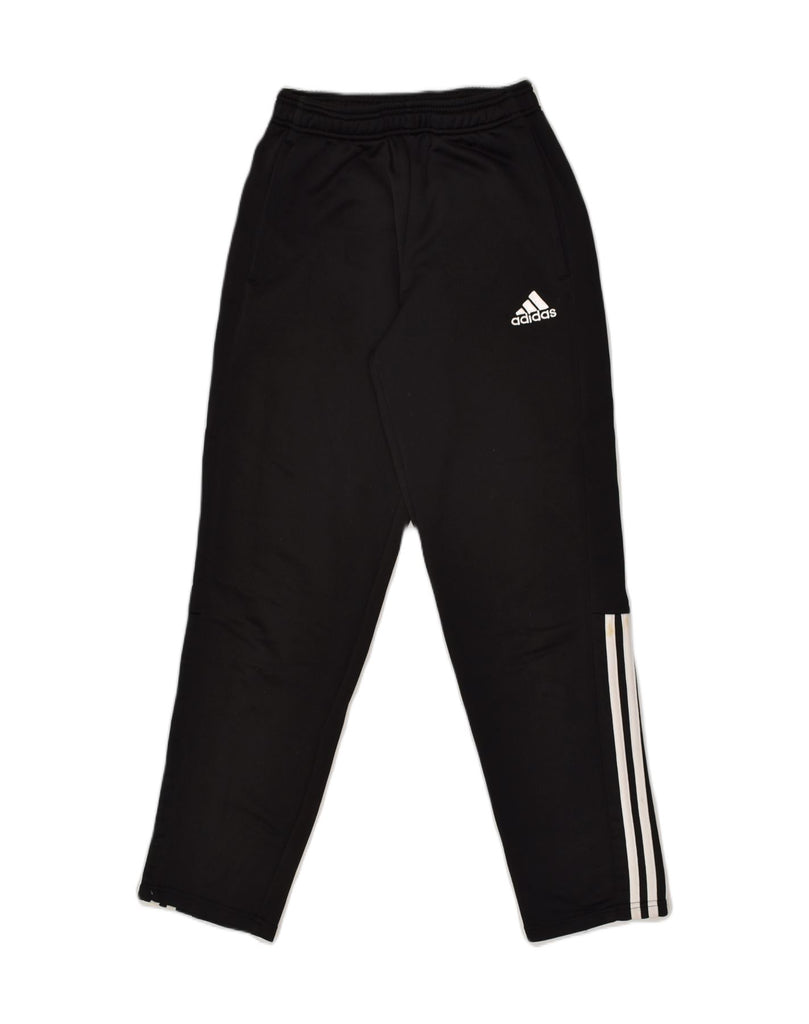 ADIDAS Mens Tracksuit Trousers Small Black Polyester | Vintage Adidas | Thrift | Second-Hand Adidas | Used Clothing | Messina Hembry 