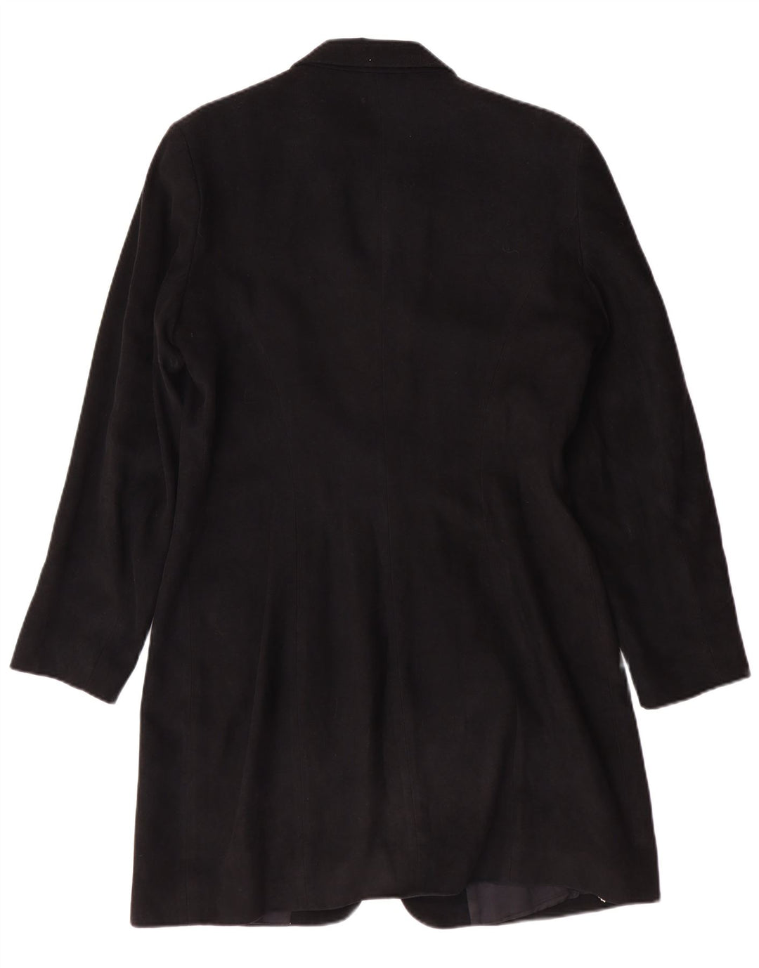 Wallis Womens Longline 3 Button Blazer Jacket UK 14 Large Black Classic