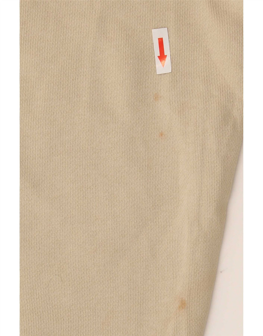 Zara Mens Tracksuit Trousers Joggers Medium Beige Cotton