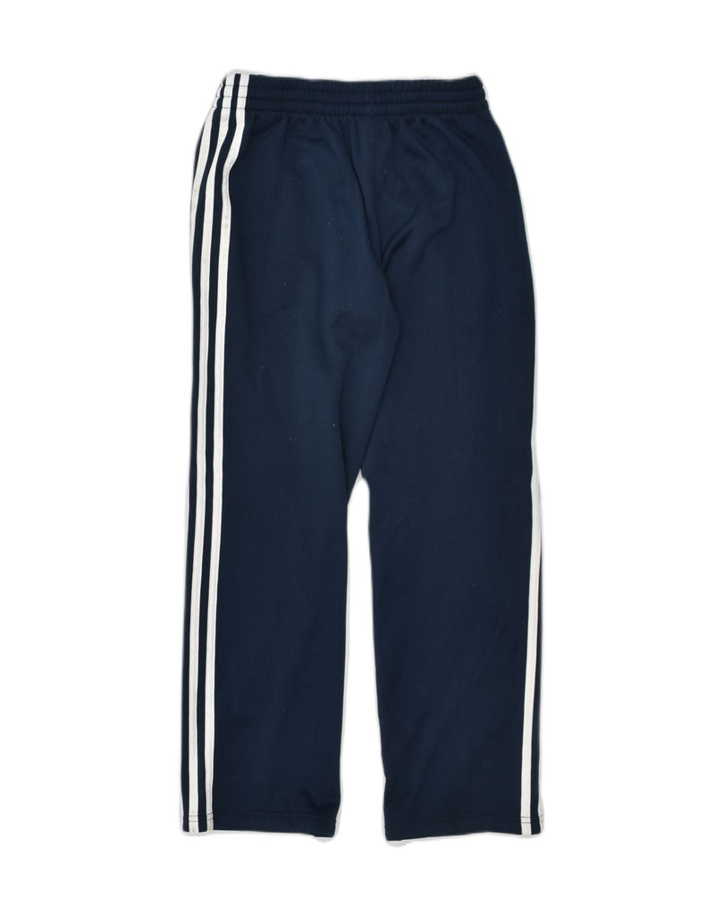 ADIDAS Boys Tracksuit Trousers 10-11 Years Medium Navy Blue Polyester | Vintage Adidas | Thrift | Second-Hand Adidas | Used Clothing | Messina Hembry 