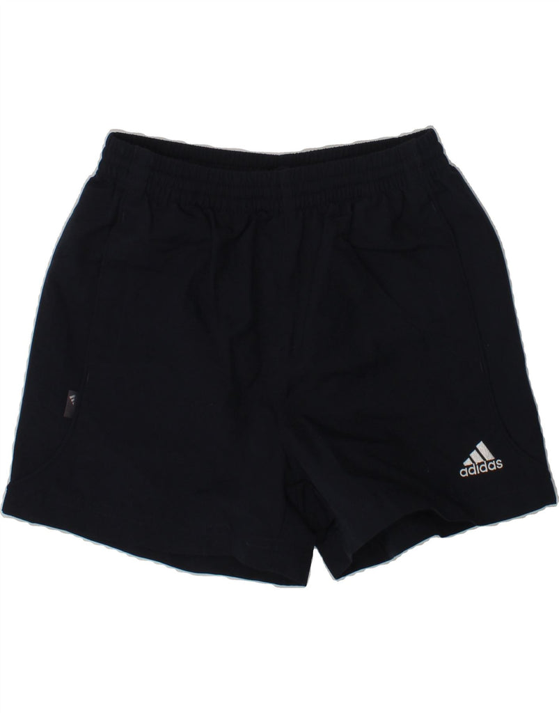 ADIDAS Boys Sport Shorts 7-8 Years Navy Blue Polyester Vintage Adidas and Second-Hand Adidas from Messina Hembry 