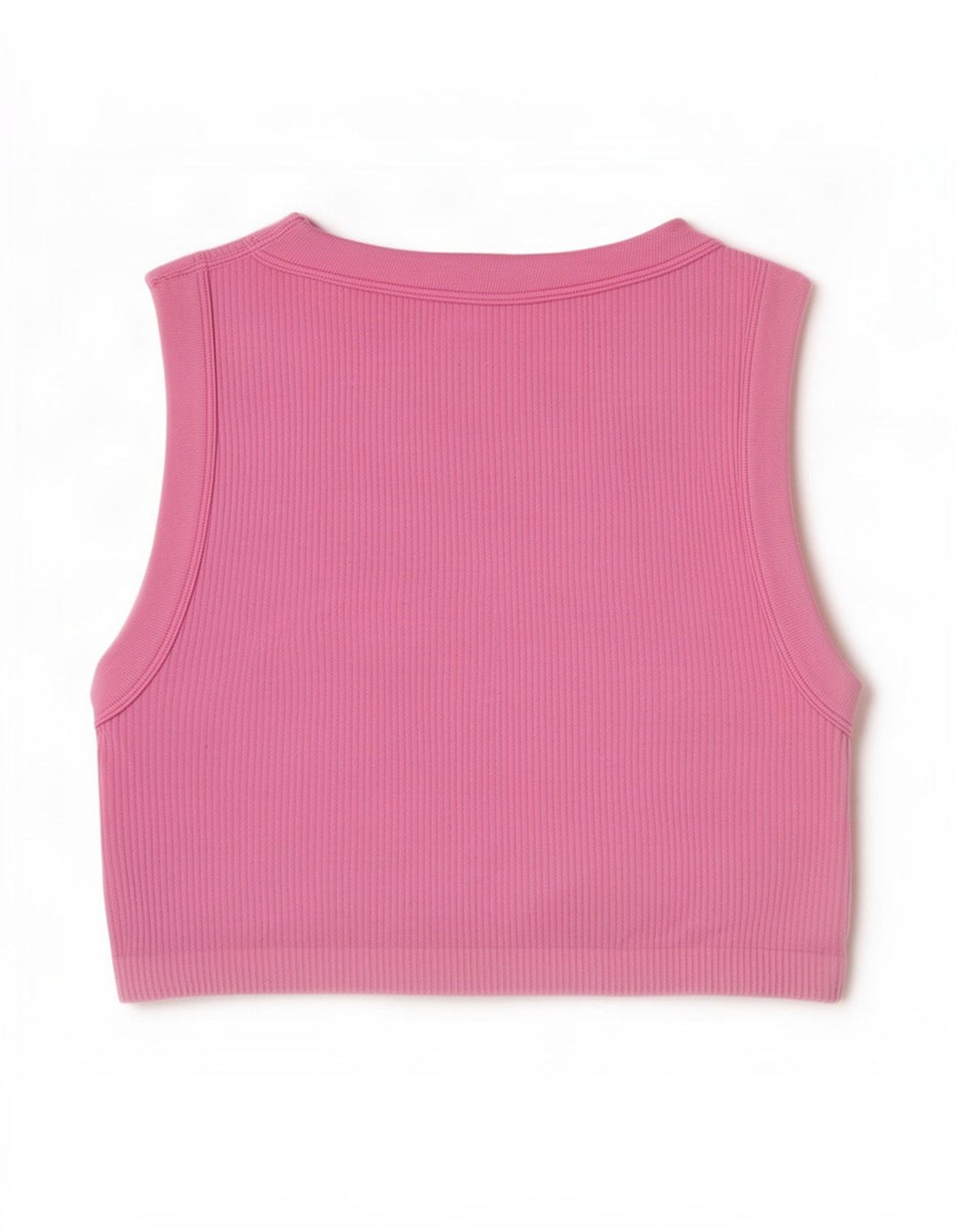 Zara Womens Crop Vest Top UK 12 Medium Pink