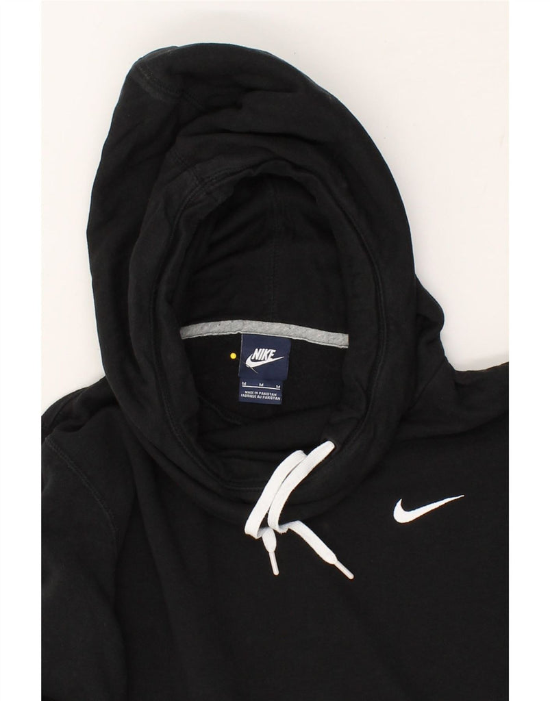 NIKE Womens Hoodie Jumper UK 14 Medium Black Cotton Vintage Nike and Second-Hand Nike from Messina Hembry 