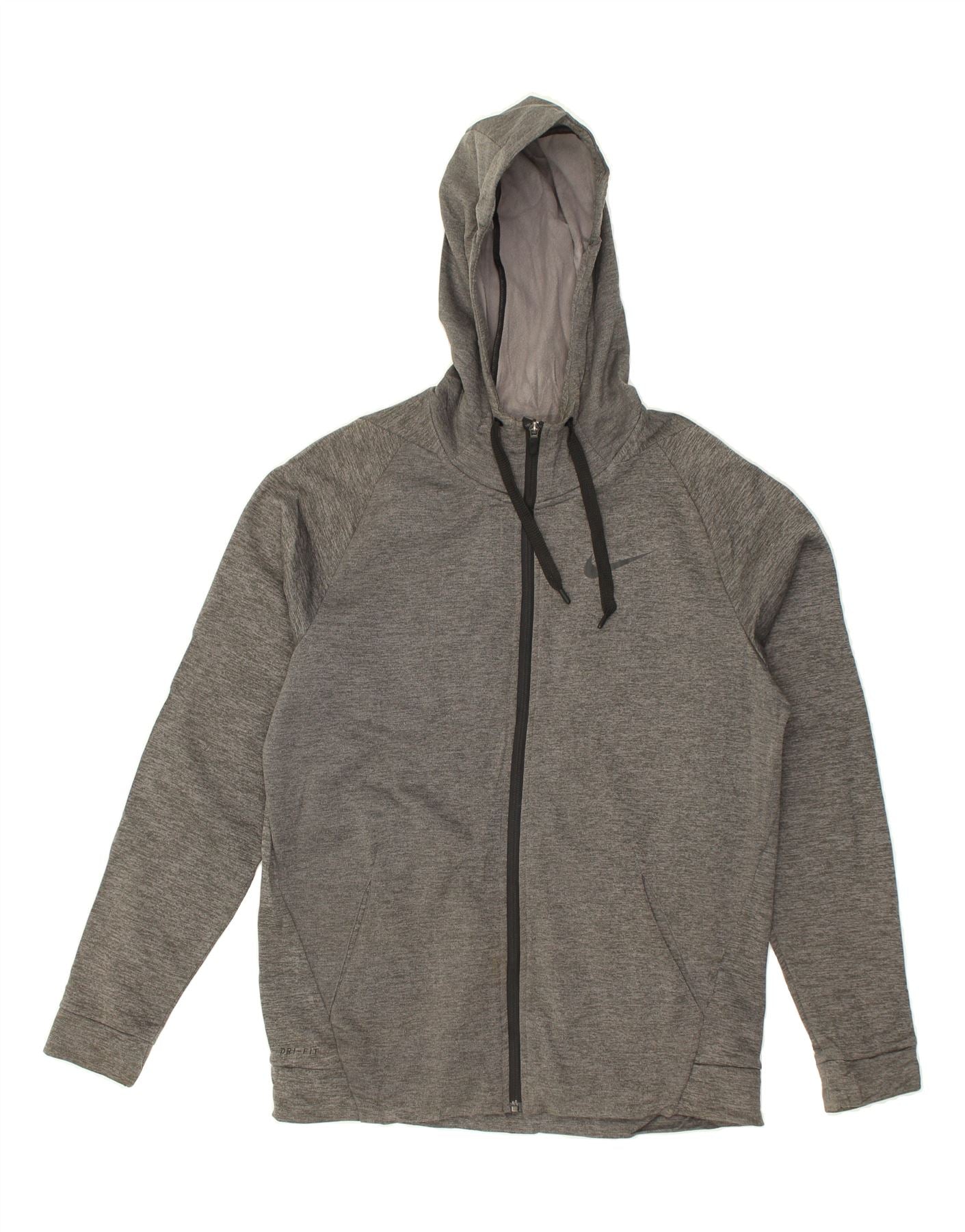 NIKEMensZipHoodieSweaterMediumGreyPolyester