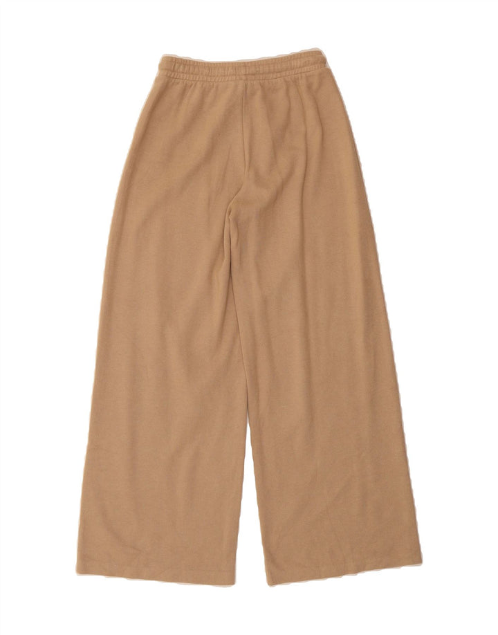 ZARA Womens Tracksuit Trousers UK 10 Small  Beige Cotton Vintage Zara and Second-Hand Zara from Messina Hembry 