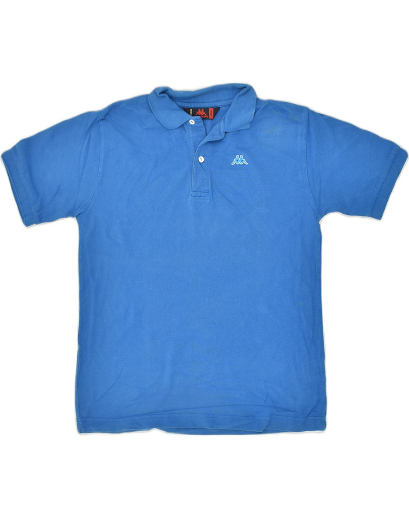 KAPPA Mens Polo Shirt Medium Blue Cotton | Vintage Kappa | Thrift | Second-Hand Kappa | Used Clothing | Messina Hembry 