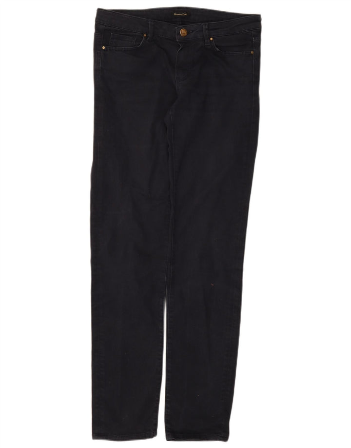Massimo Dutti Womens Skinny Jeans W30 L31 Navy Blue