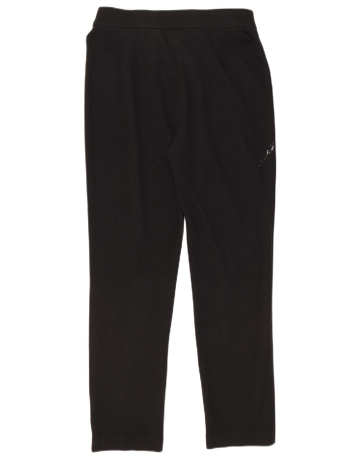 Marks & Spencer Womens Tracksuit Trousers UK 12 Medium  Black Viscose