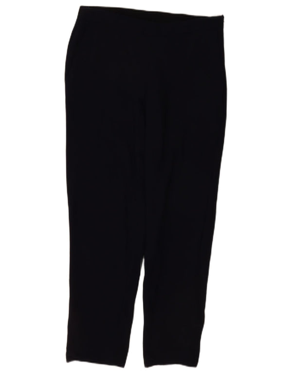 WHISTLES Womens Chino Trousers UK 10 Small W30 L26 Navy Blue Colourblock