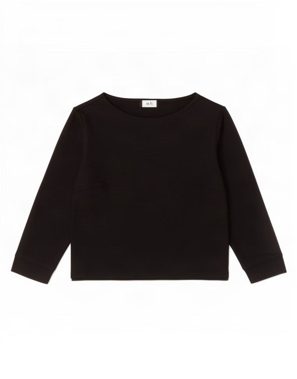 Marks & Spencer Womens Autograph Crop Top 3/4 Sleeve UK 8 Small Black