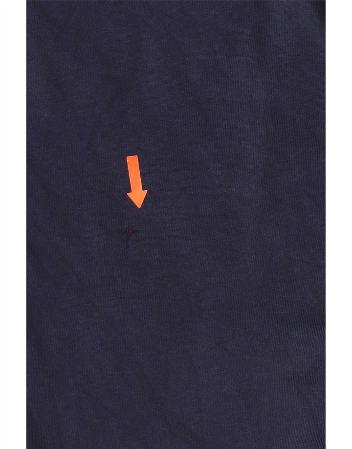 Fila Mens Tracksuit Trousers Joggers Large Navy Blue Cotton