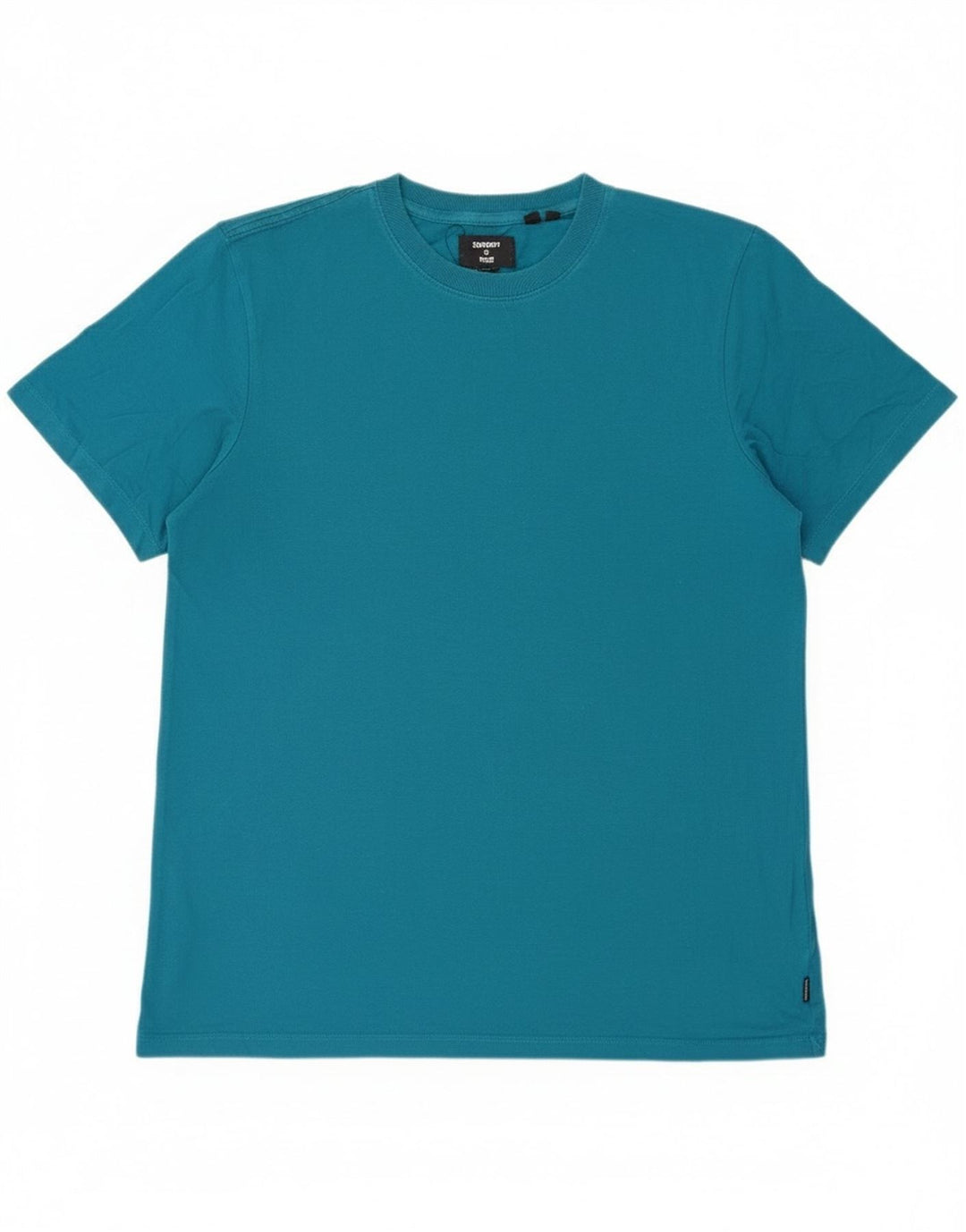 Superdry Womens T-Shirt Top Large Blue Cotton