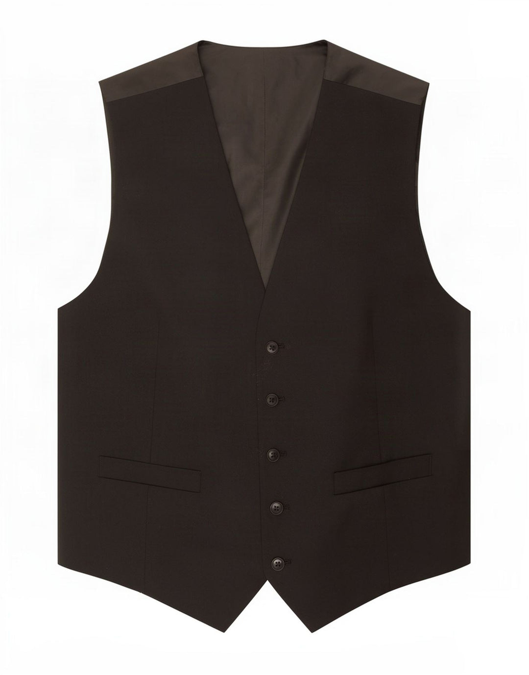Marks & Spencer Mens Waistcoat Large Black Polyester