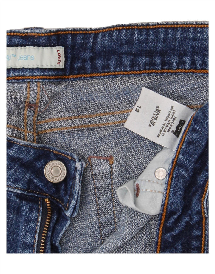 LEVI'S Womens 545 715 Denim Shorts US 12 Large W32  Blue Cotton Vintage Levi's and Second-Hand Levi's from Messina Hembry 