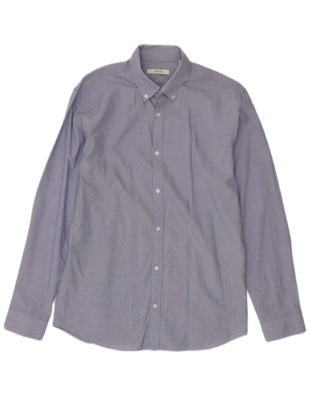 Jack & Jones Mens Shirt Size 40 Medium Blue Cotton