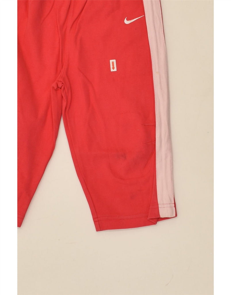 NIKE Girls Tracksuit Trousers 2-3 Years Red Cotton | Vintage Nike | Thrift | Second-Hand Nike | Used Clothing | Messina Hembry 