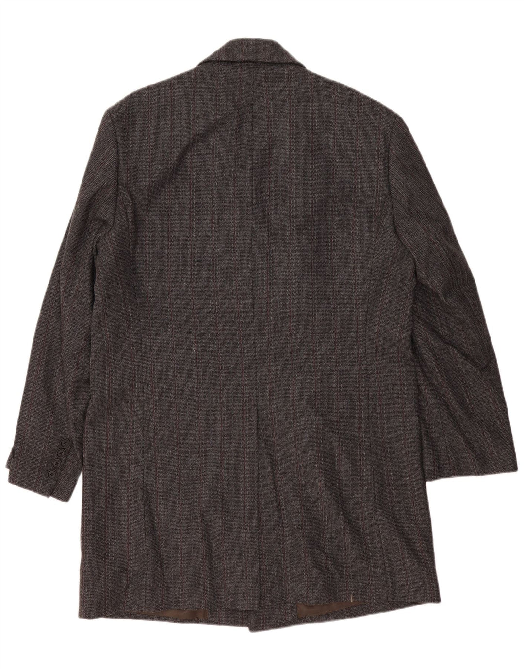 Esprit Mens Longline 3 Button Blazer Jacket UK 42 XL Grey Wool