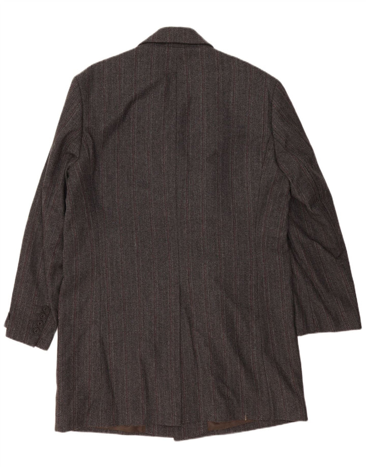 Esprit Mens Longline 3 Button Blazer Jacket UK 42 XL Grey Wool