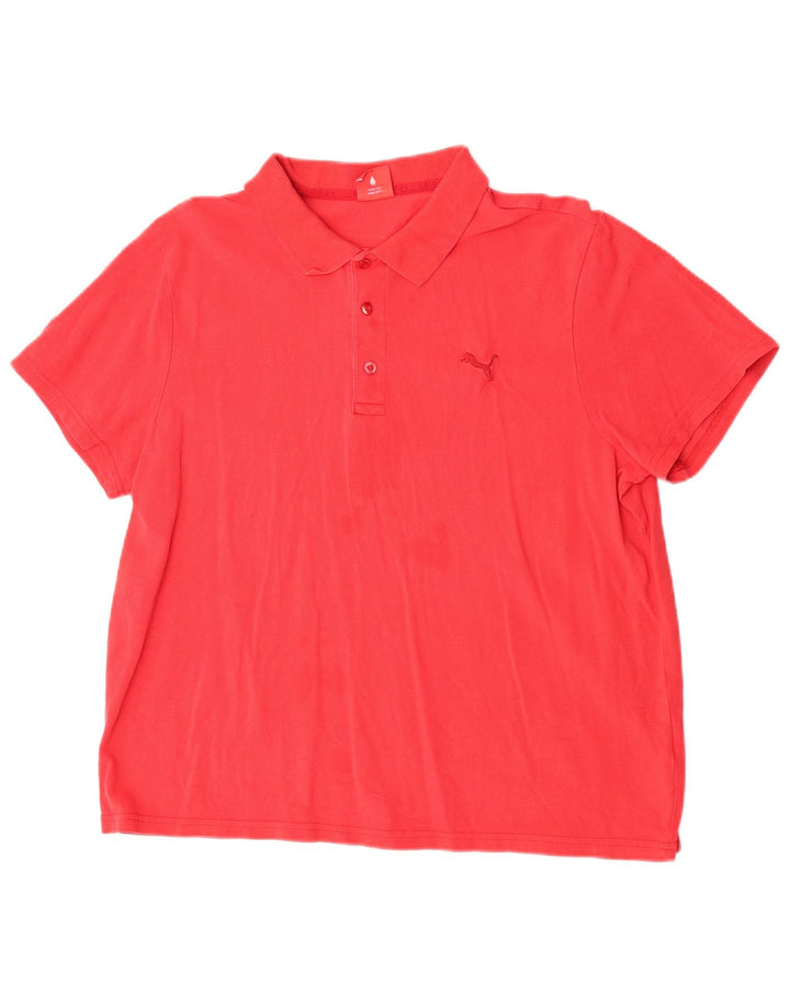 Puma Mens Polo Shirt XL Pink
