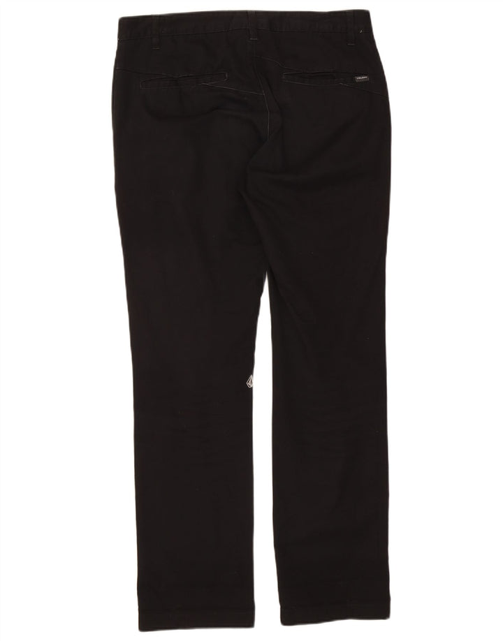 Volcom Mens Straight Chino Trousers W32 L31 Black