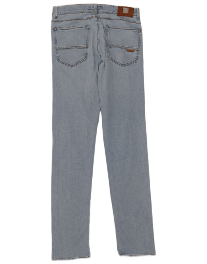 Trussardi Mens Slim Jeans W31 L35 Blue Cotton