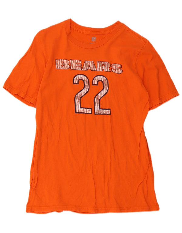 NFL Boys Graphic T-Shirt Top 14-15 Years Large Orange Cotton