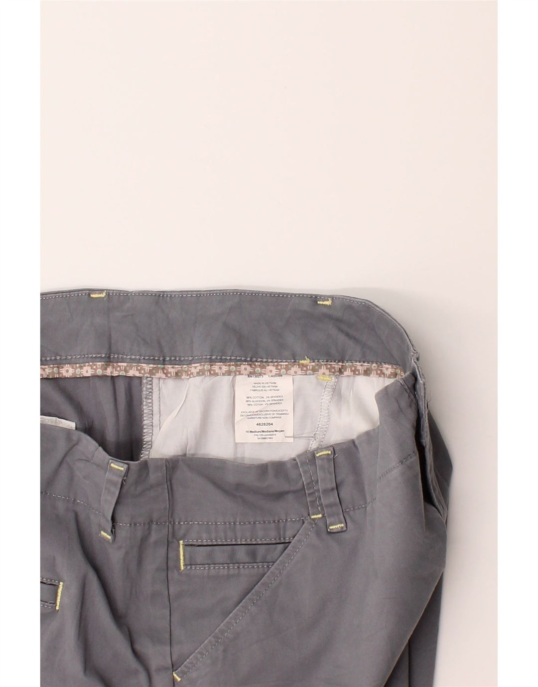 LEE Womens Chino Shorts US 16 2XL W36 Grey Cotton Vintage Lee and Second-Hand Lee from Messina Hembry 
