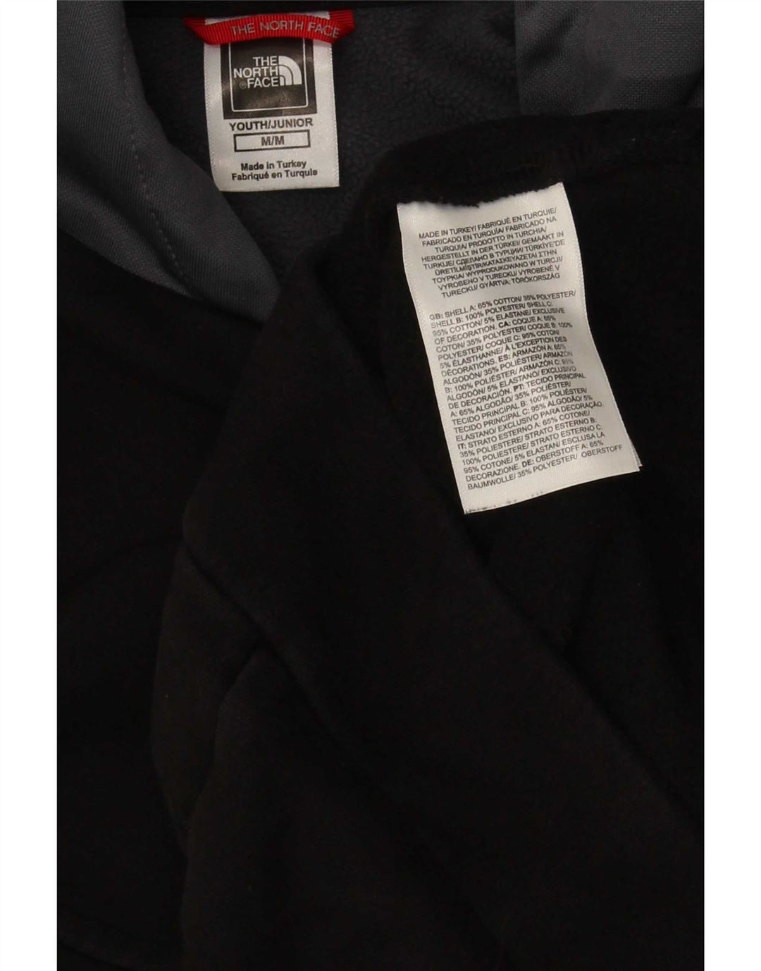 The North Face Boys Graphic Hoodie Jumper 9-10 Years Medium Black