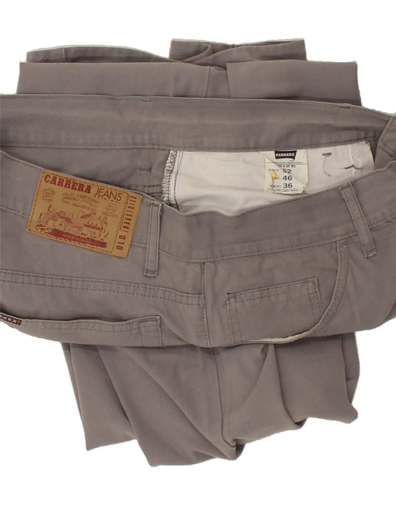 CARRERA Mens Straight Casual Trousers W36 L28  Grey Cotton | Vintage Carrera | Thrift | Second-Hand Carrera | Used Clothing | Messina Hembry 