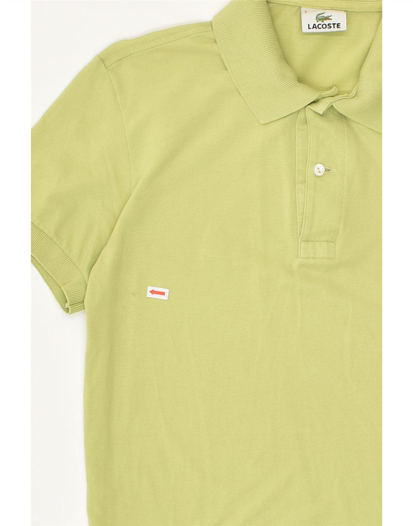 LACOSTE Mens Polo Shirt Size 3 Small Green Cotton | Vintage Lacoste | Thrift | Second-Hand Lacoste | Used Clothing | Messina Hembry 