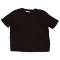 Zara Womens Crop Blouse Top UK 14 Medium Black Polyester