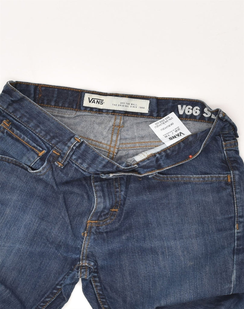 VANS Girls Straight Jeans 15-16 Years W28 L29 Blue Cotton | Vintage Vans | Thrift | Second-Hand Vans | Used Clothing | Messina Hembry 