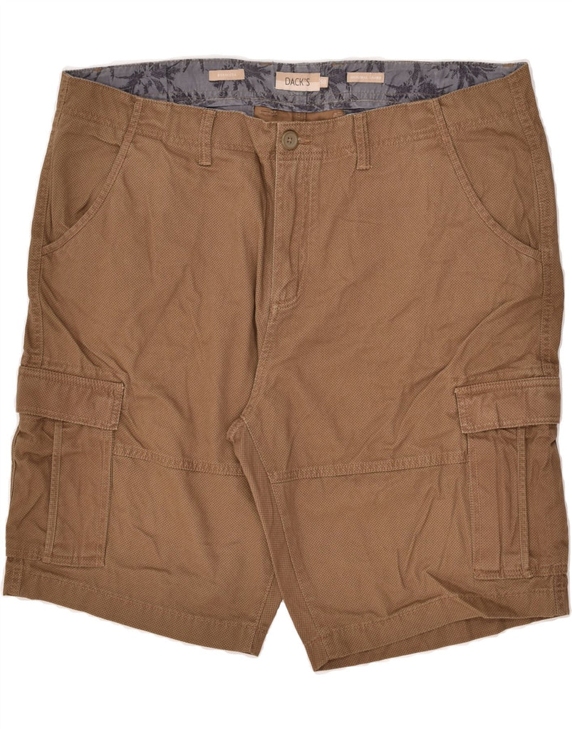 DACK'S Mens Cargo Shorts IT 58 4XL W42  Brown Cotton | Vintage Dack's | Thrift | Second-Hand Dack's | Used Clothing | Messina Hembry 