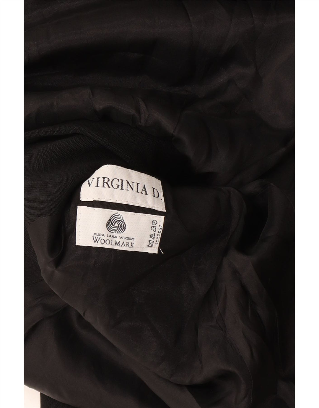 Vintage Womens Longline 4 Button Blazer Jacket UK 14 Medium Black