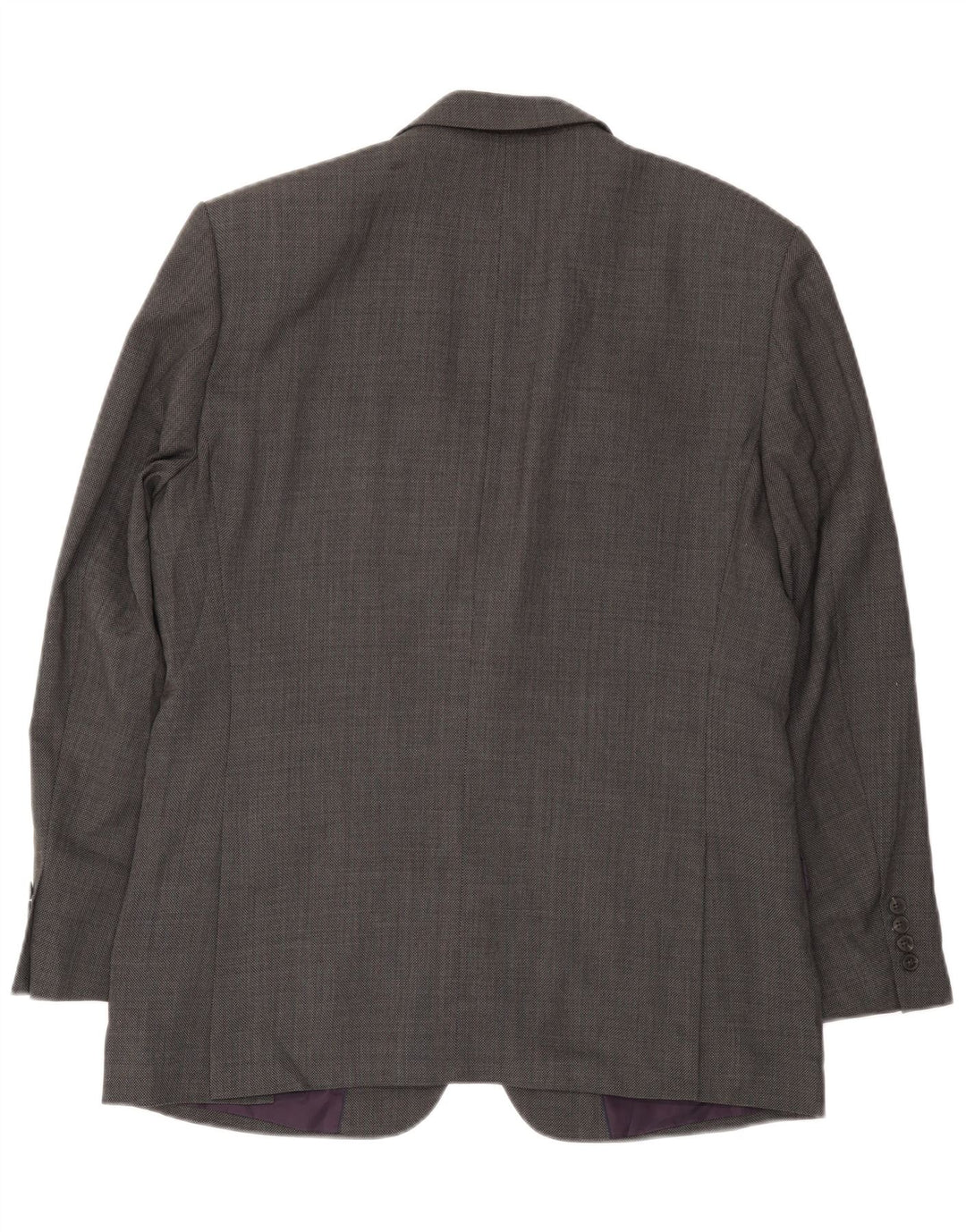 Marks & Spencer Mens 2 Button Regular Fit Blazer Jacket UK 42 Large Grey