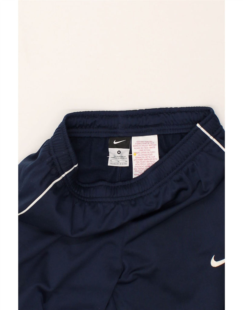 NIKE Boys Tracksuit Trousers 10-11 Years Medium Navy Blue Polyester | Vintage Nike | Thrift | Second-Hand Nike | Used Clothing | Messina Hembry 