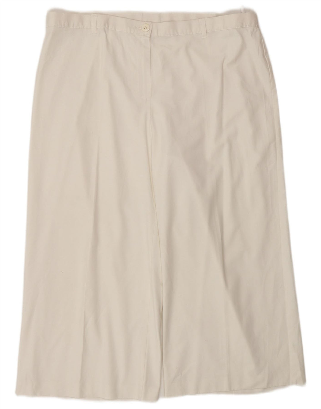 Marks & Spencer Womens High Waist Capri Trousers W38 L22 White
