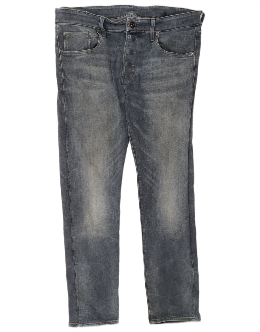 G-Star Mens Slim Jeans W34 L30 Blue Polyester