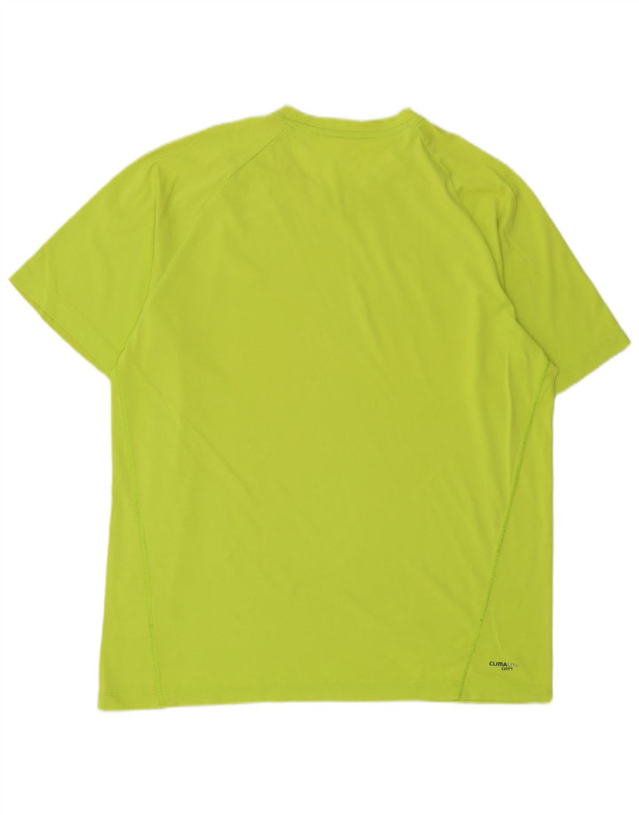 ADIDAS Mens Climalite T-Shirt Top Large Green